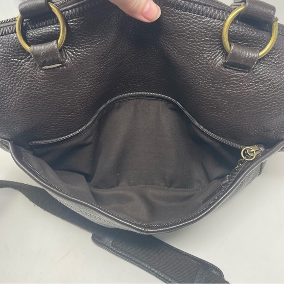 The Sak Leather Hobo Bag – Brown  Crossbody & Arm Straps - Picture 8 of 16